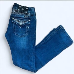 Miss Me Dark Blue Boot Cut Jeans